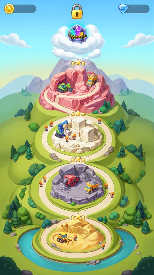 Mapa das pedreiras
